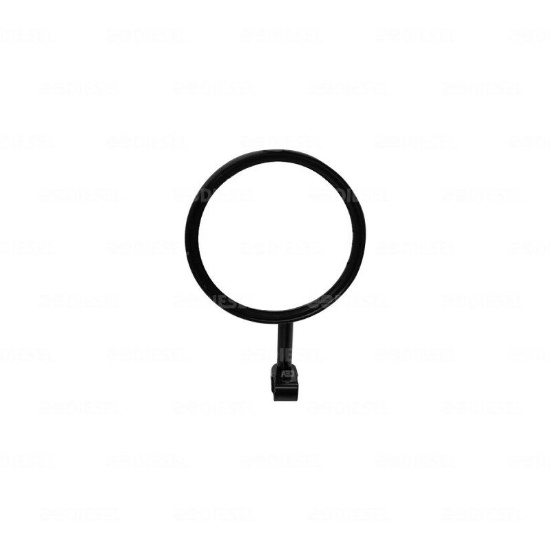 ESPEJO REDONDO 5" NEGRO CON BRAZO