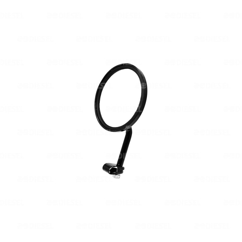 ESPEJO REDONDO 5" NEGRO CON BRAZO