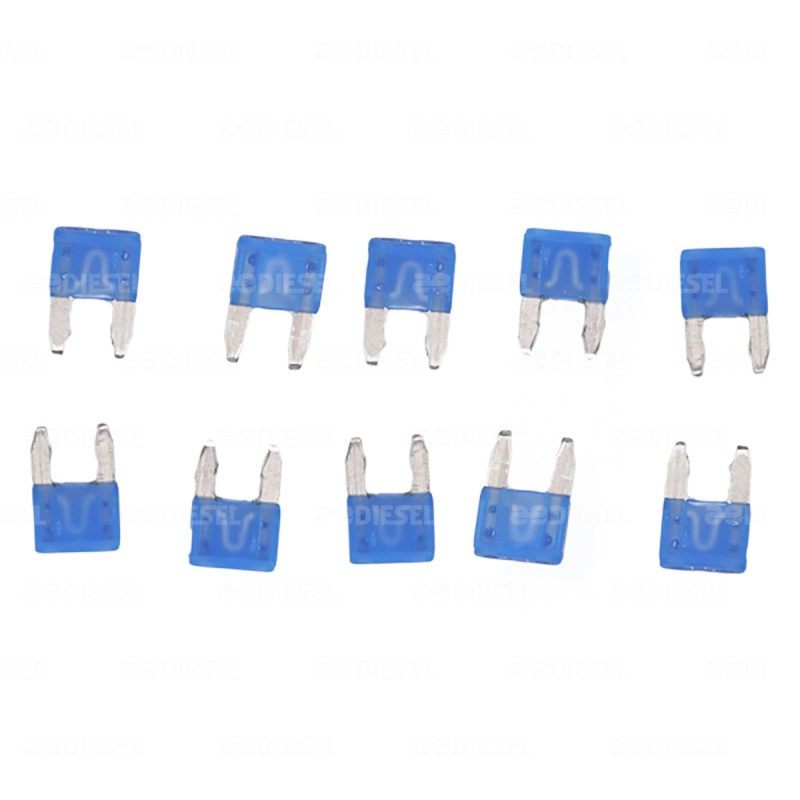 FUSIBLE 15A MINI AZUL KIT 10PZAS