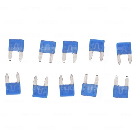 FUSIBLE 15A MINI AZUL KIT 10PZAS