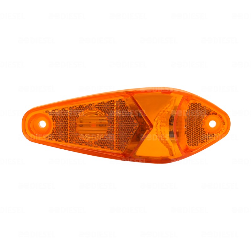 PLAFÓN 12/24V LED LATERAL ÁMBAR