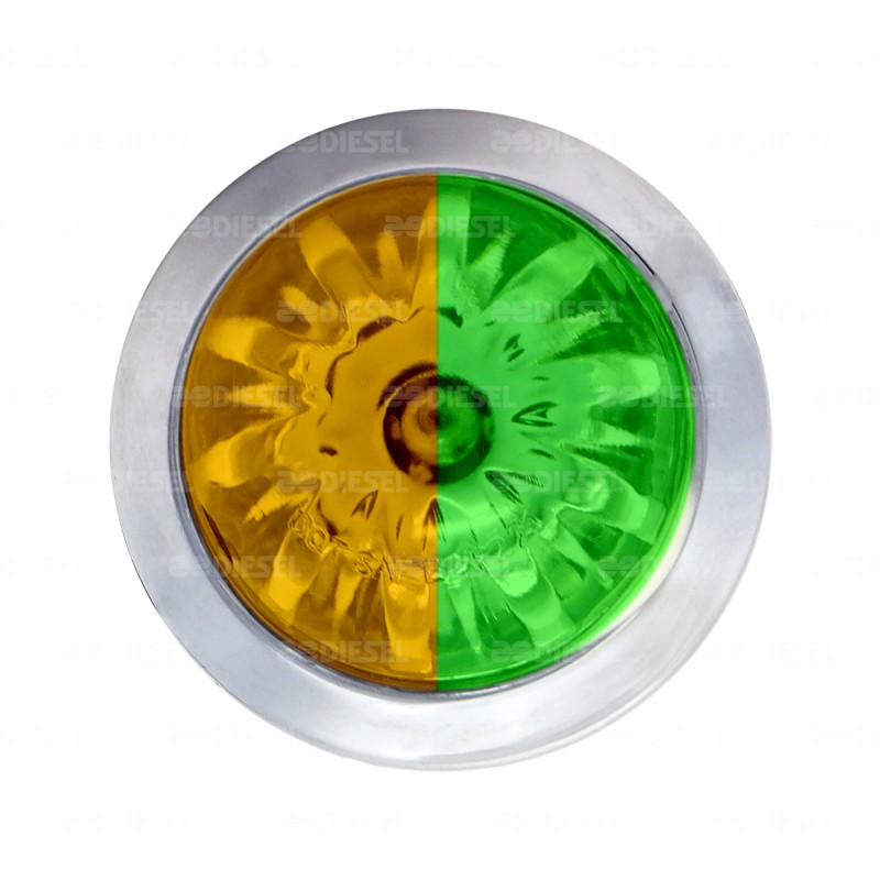 PLAFÓN 12/24V LED PILOTO ÁMBAR/VERDE