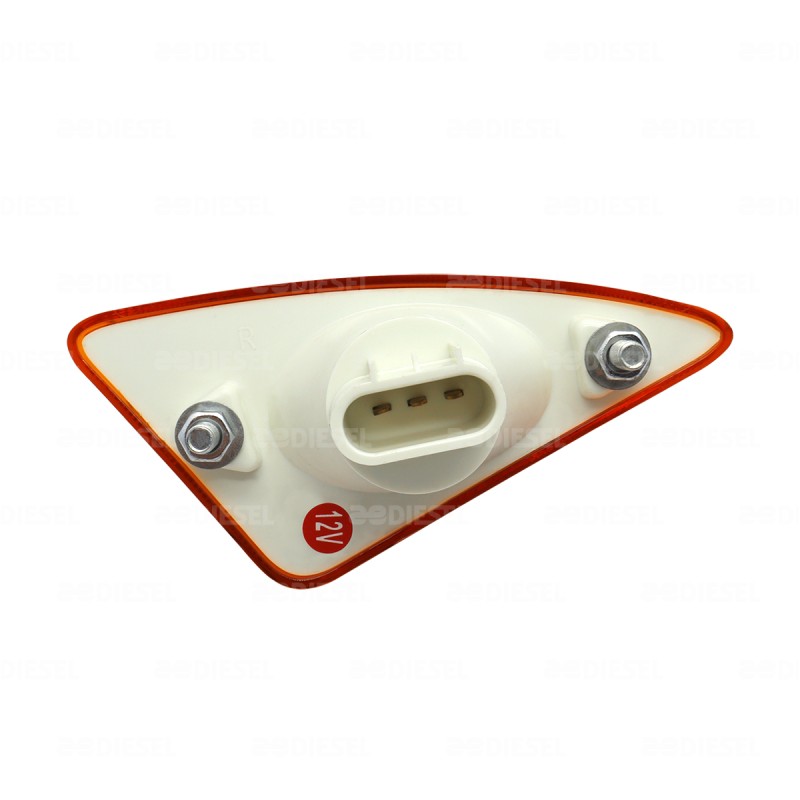 PLAFÓN 12/24V LED ÁMBAR KWT660 COFRE DERECHO