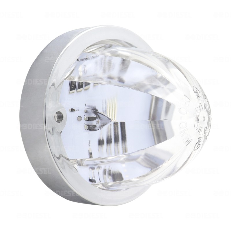 PLAFÓN 12/24V ZEPELIN ÁMBAR/VERDE TIPO ESTRELLA