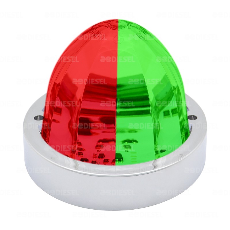 PLAFÓN 12/24V ZEPELIN ROJO/VERDE TIPO ESTRELLA