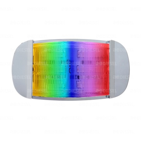 PLAFÓN 12/24V LED COLORES LATERAL
