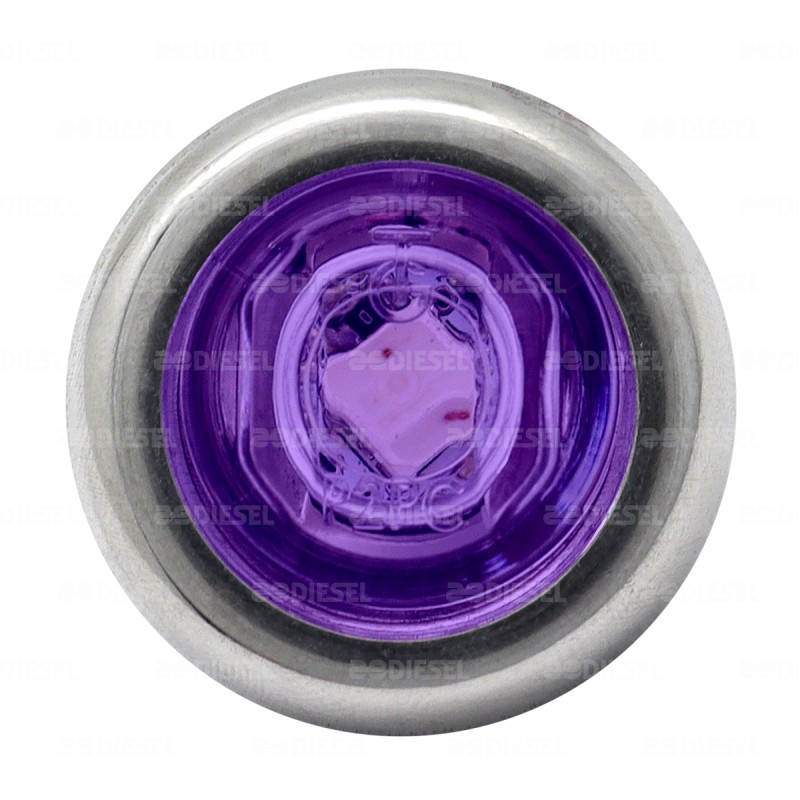 PILOTO 12/24V 3/4" 1 LED MORADO CROMADO