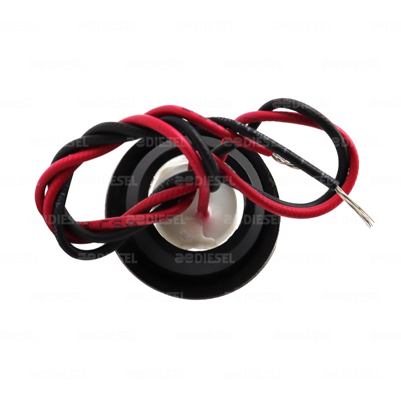 PILOTO 12/24V 3/4" 3 LED AZUL CROMADO