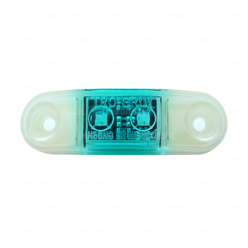PLAFÓN 12/24V 2LED CIAN LATERAL AYCO