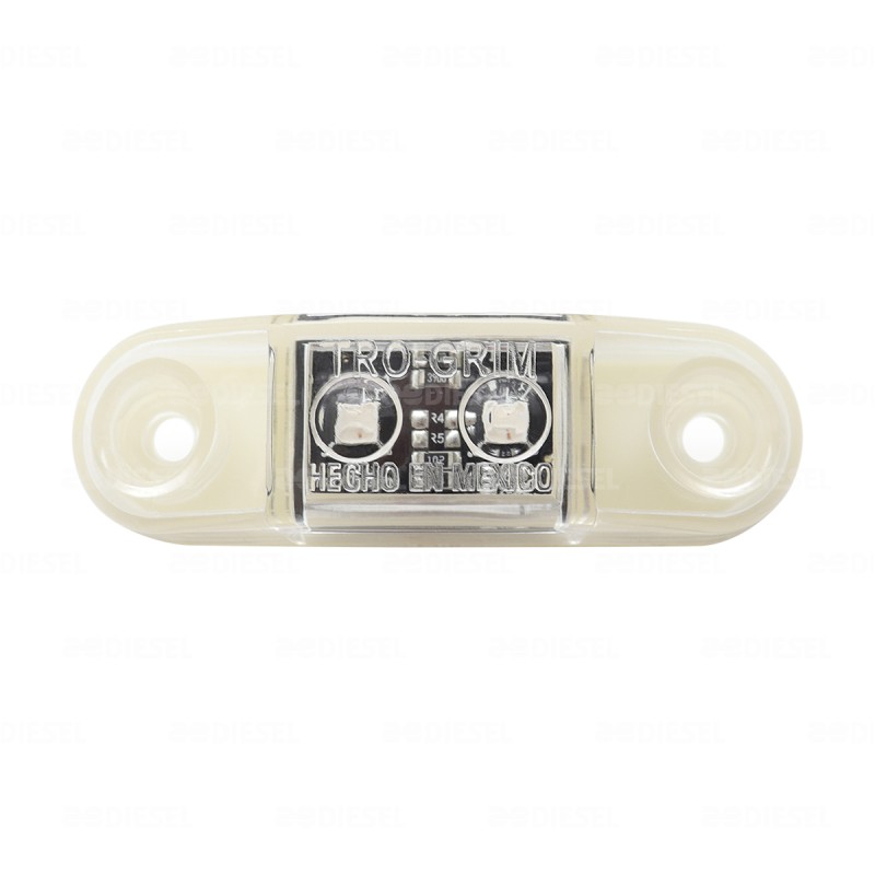 PLAFÓN 12/24V 2LED CIAN LATERAL AYCO