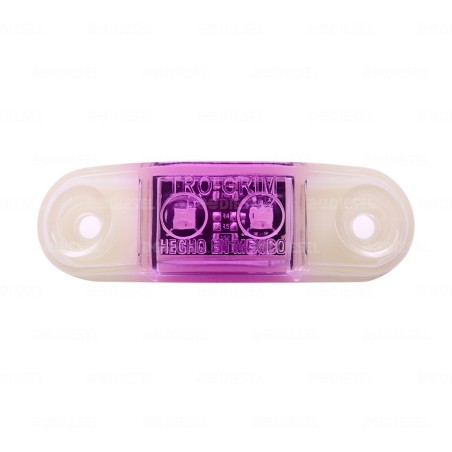 PLAFÓN 12/24V 2LED ROSA LATERAL AYCO