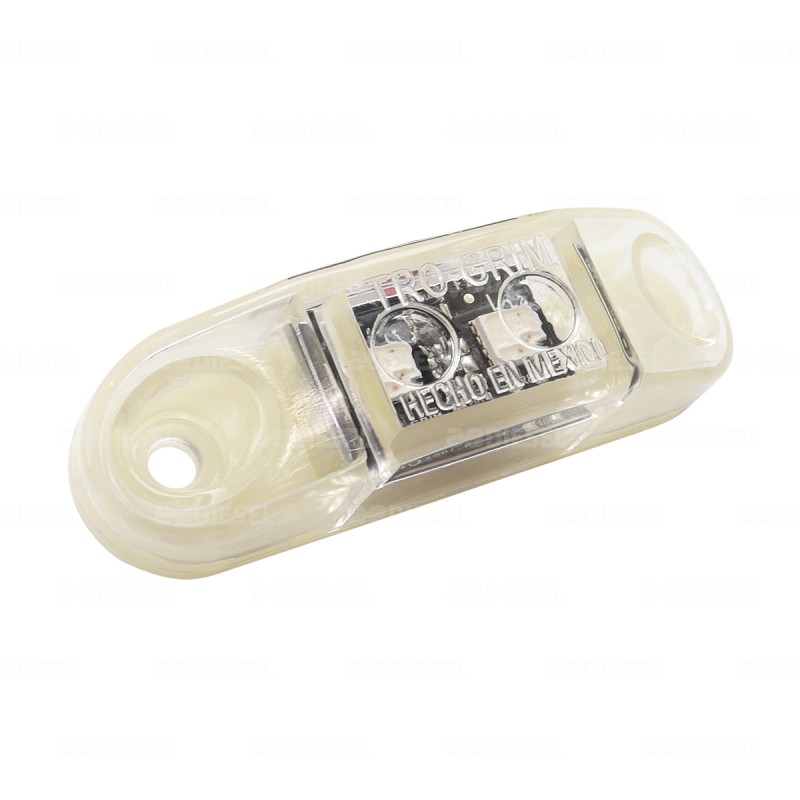 PLAFÓN 12/24V 2LED AZUL LATERAL AYCO