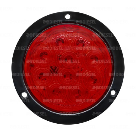 PLAFÓN 12/24V 4"10 LED ROJO ALTA/BAJA