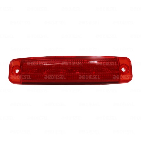 PLAFÓN 12/24V 6 LED ROJO LATERAL
