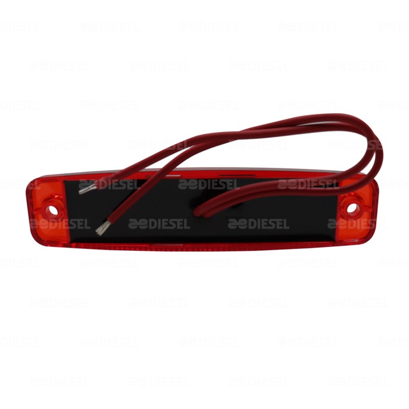 PLAFÓN 12/24V 6 LED ROJO LATERAL