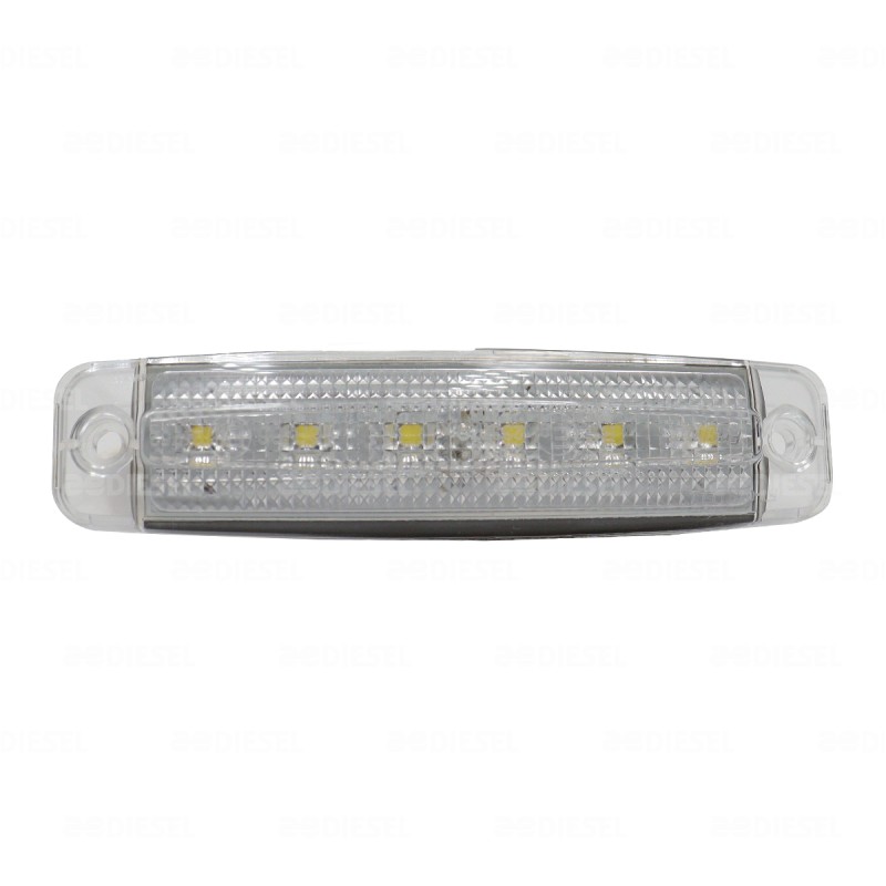 PLAFÓN 12/24V 6 LED BLANCO LATERAL