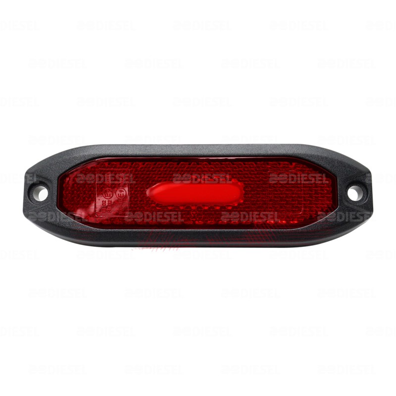 PLAFÓN 12/24V LED ROJO BECCAR/DINA/AYCO
