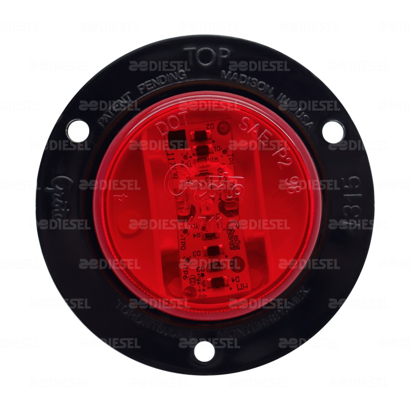 PLAFÓN LED ROJO 2"