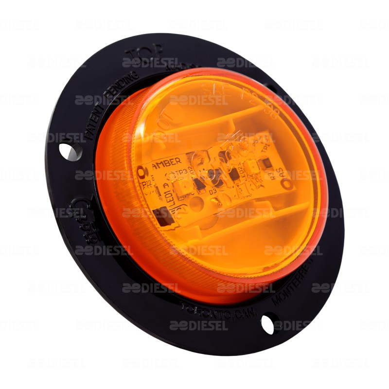 PLAFÓN LED ÁMBAR 2"