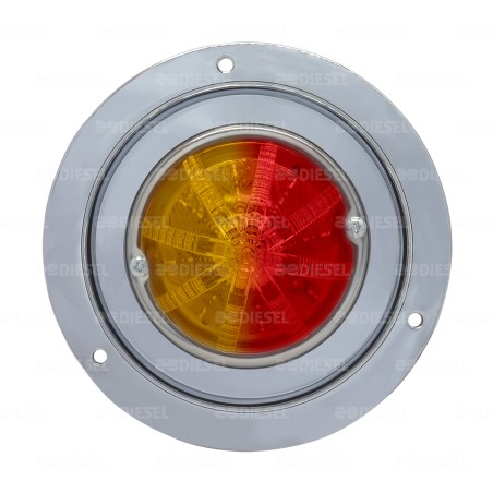 PLAFÓN 12/24V LED ZEPELIN ROJO/ÁMBAR