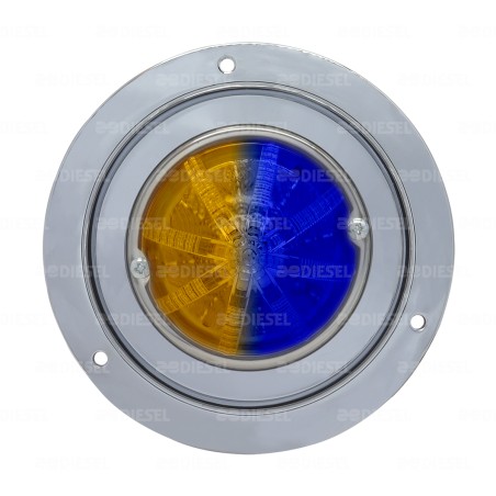 PLAFÓN 12/24V LED ZEPELIN ÁMBAR/AZUL