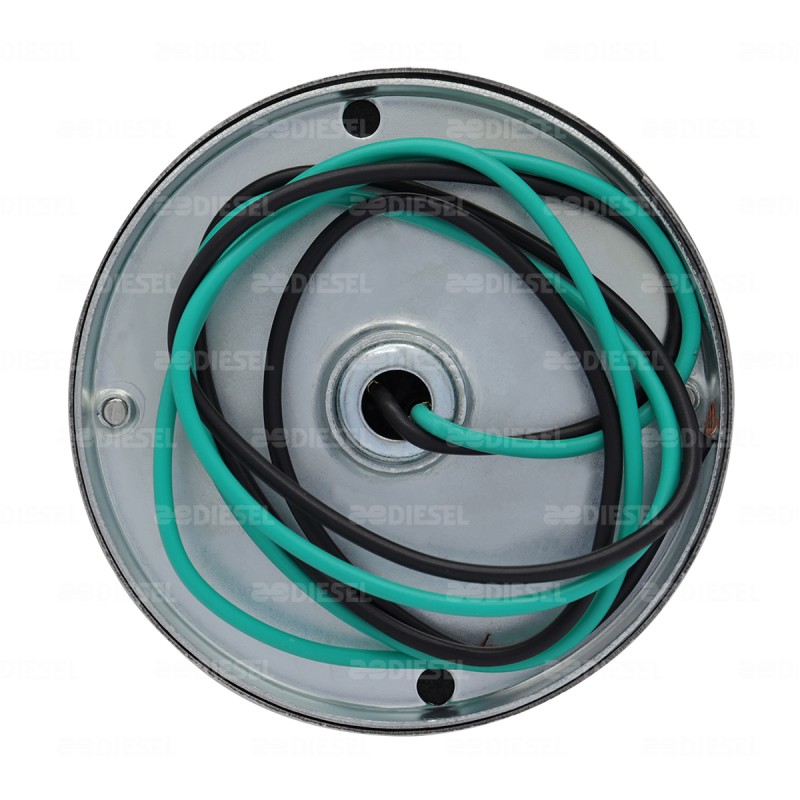 PLAFÓN 12/24V LED ZEPELIN VIDRIO ROJO/AM