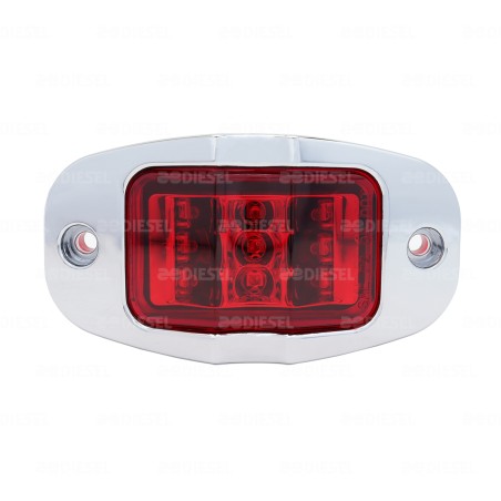 PLAFÓN 12/24V LED LATERAL ROJO CAMIÓN