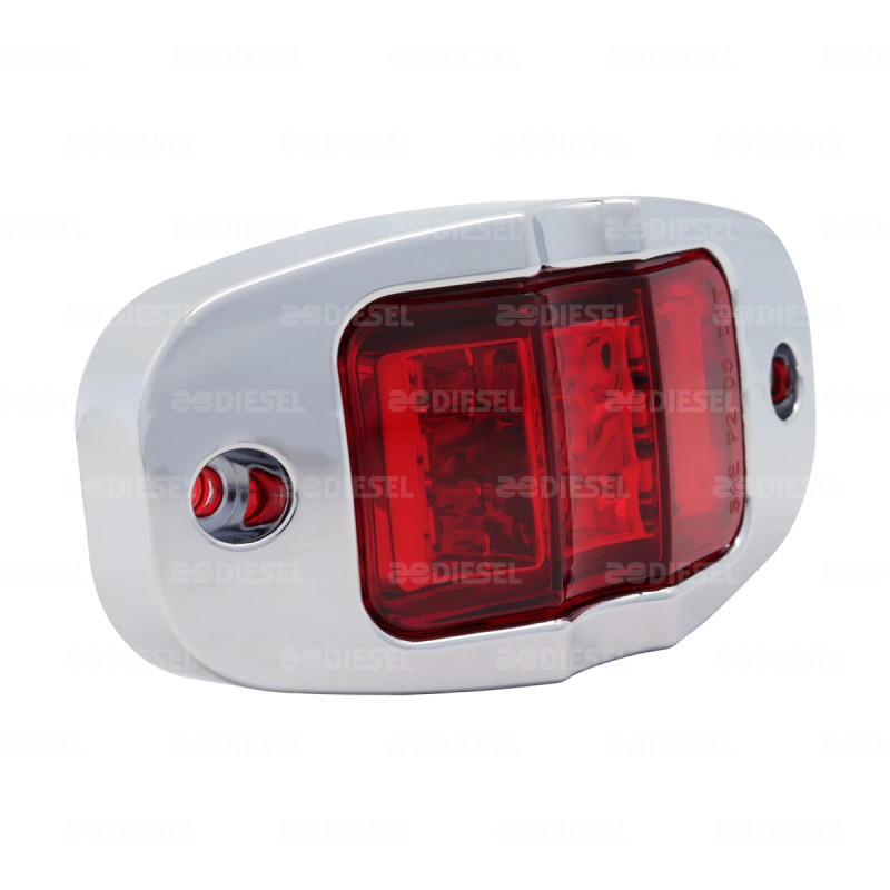 PLAFÓN 12/24V LED LATERAL ROJO CAMIÓN