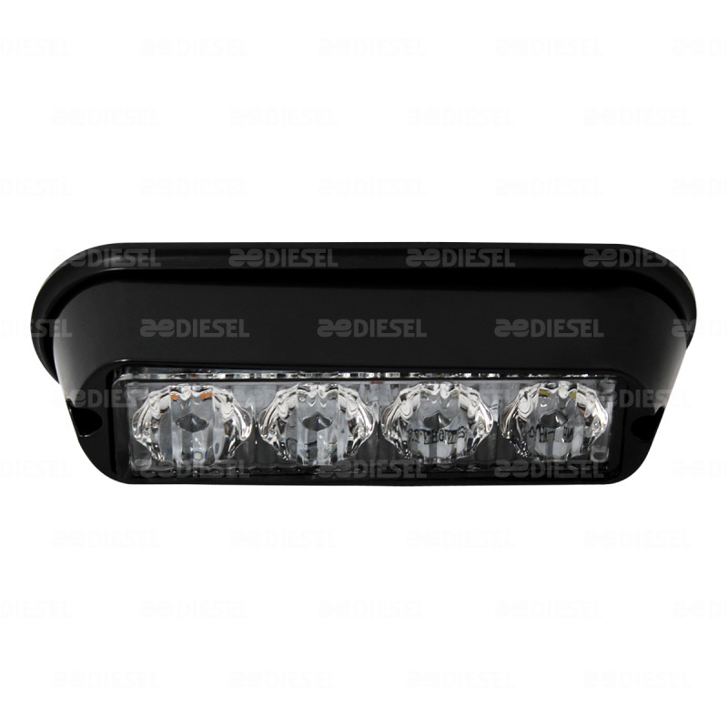 PLAFÓN 10V/30V LED STROBO ÁMBAR BLANCO