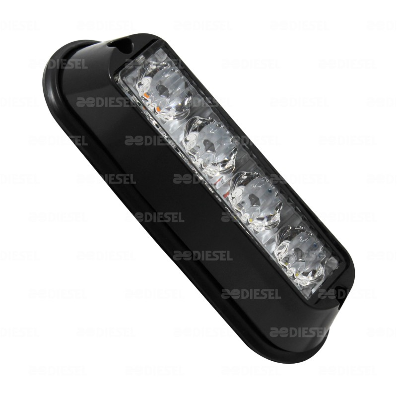 PLAFÓN 10V/30V LED STROBO ÁMBAR BLANCO