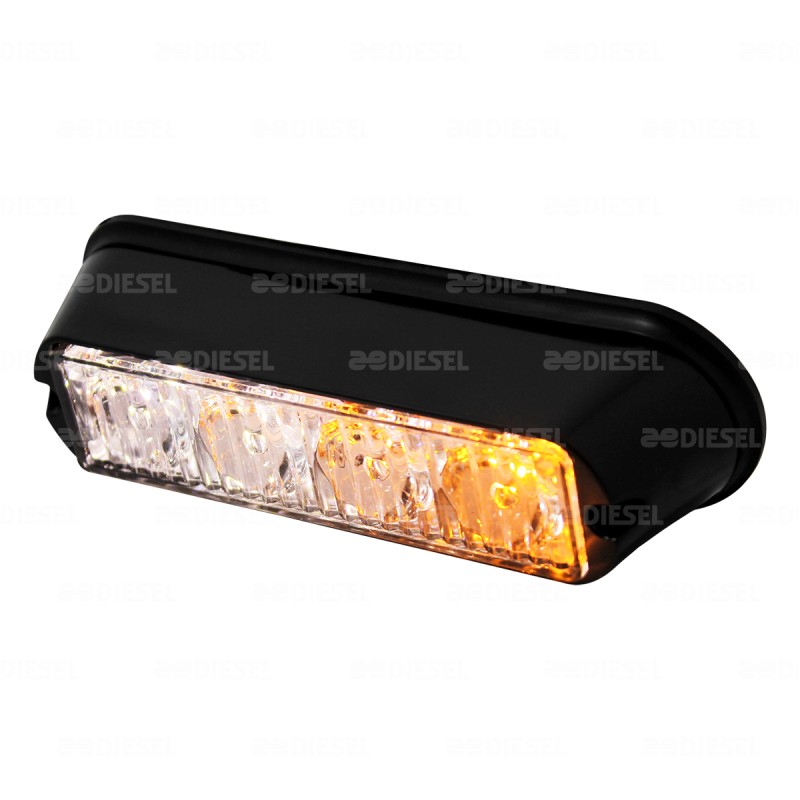 PLAFÓN 10V/30V LED STROBO ÁMBAR BLANCO