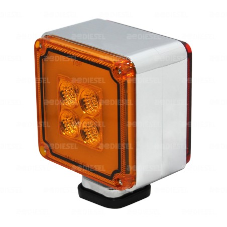 PLAFÓN 10V/30V LED NEON ROJO ÁMBAR CHICO