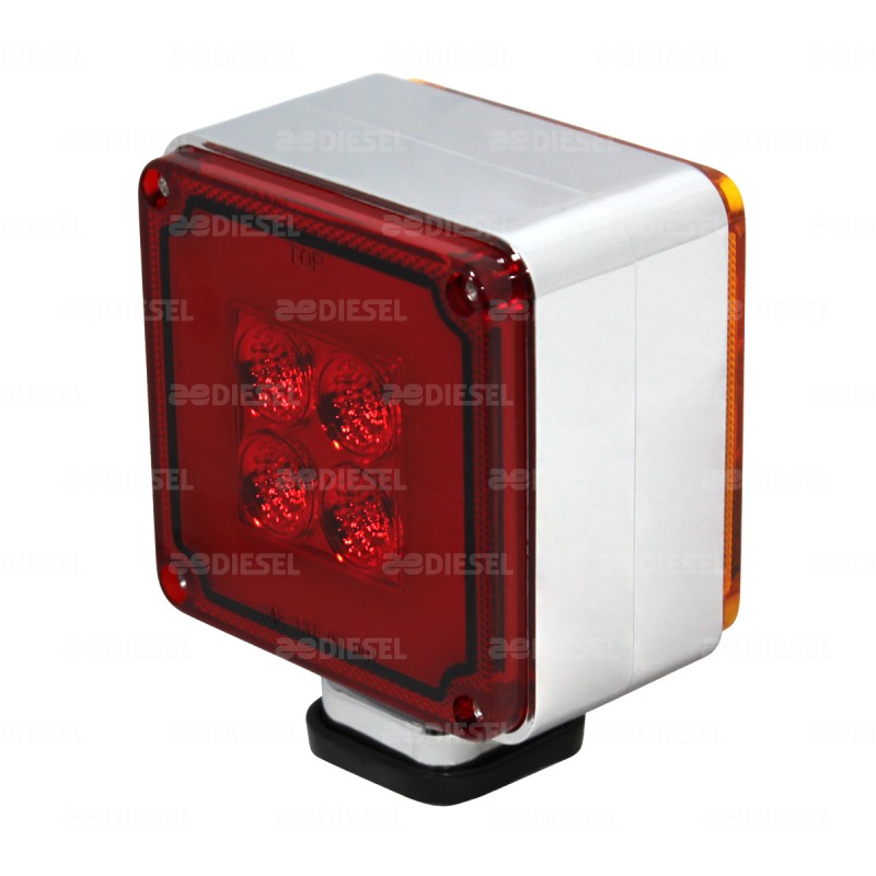 PLAFÓN 10V/30V LED NEON ROJO ÁMBAR CHICO
