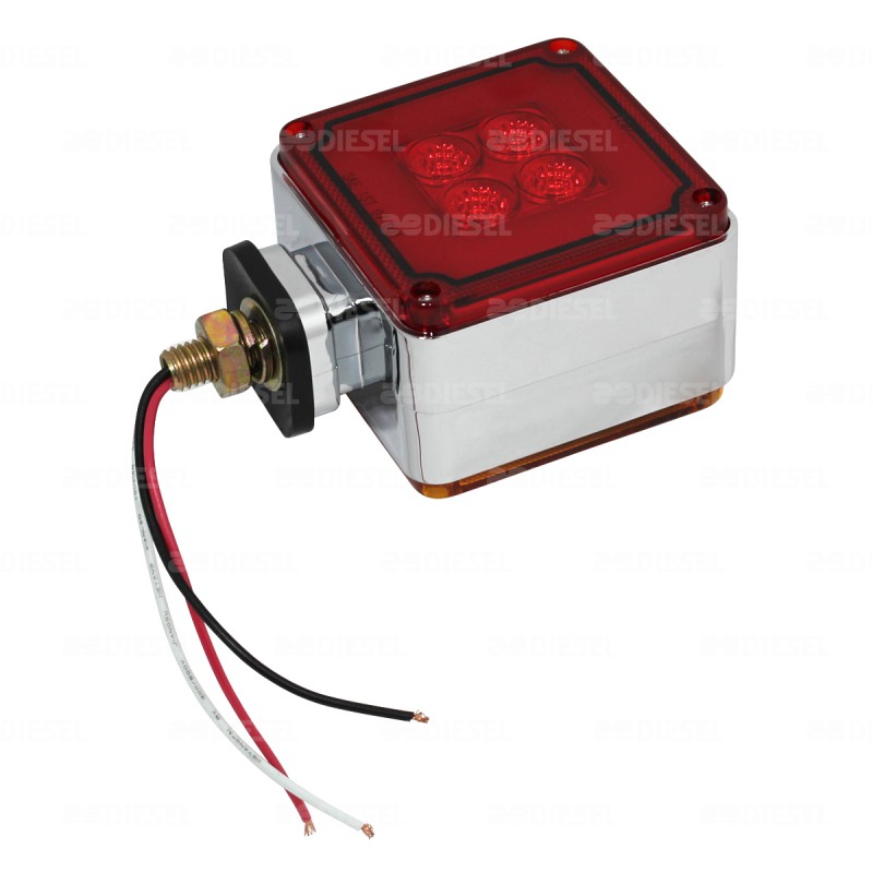 PLAFÓN 10V/30V LED NEON ROJO ÁMBAR CHICO