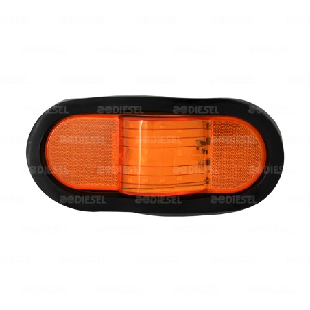 PLAFÓN 10V/30V LED LATERAL ÁMBAR C/GOMA