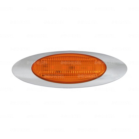PLAFÓN 10V/30V LED ÁMBAR OVALADO 1 FUNCIÓN