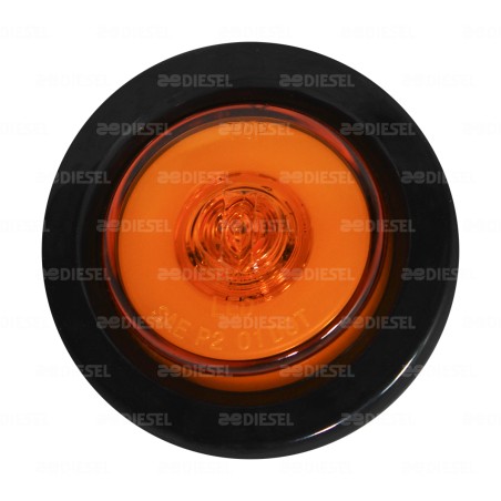 PLAFÓN 10V/30V LED NEÓN ÁMBAR 2" GOMA