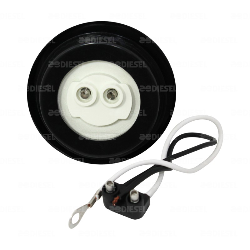 PLAFÓN 10V/30V LED NEÓN ÁMBAR 2" GOMA