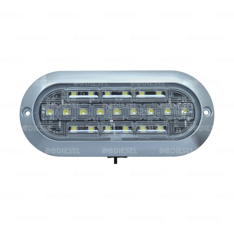 PLAFON 12/24V 21 LED BLANCO