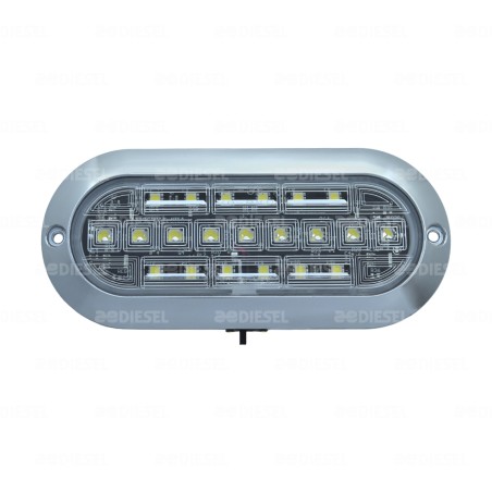 PLAFON 12/24V 21 LED BLANCO