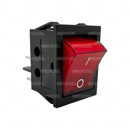 INTERRUPTOR TECLA PREMIER ROJO=1470