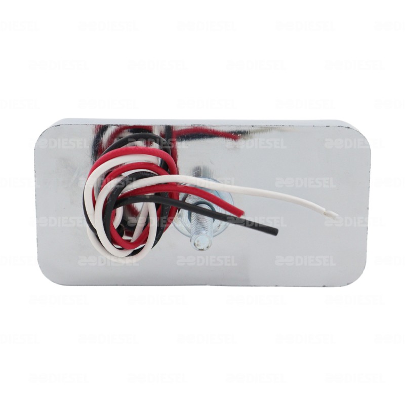 PLAFÓN 12/24V 6 LED LATERAL AZUL CROMADO ESTROBO