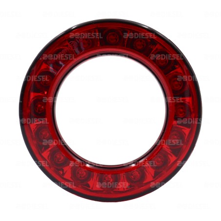 PLAFÓN 24V LED ROJO DONA 3T BRT7300