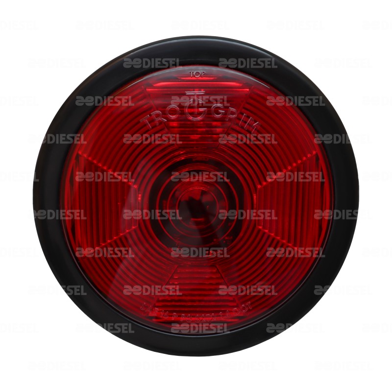 PLAFÓN 12V 1 LED 4" ROJO GOMA ALTA/BAJA/FIJA DESCONTINUADO