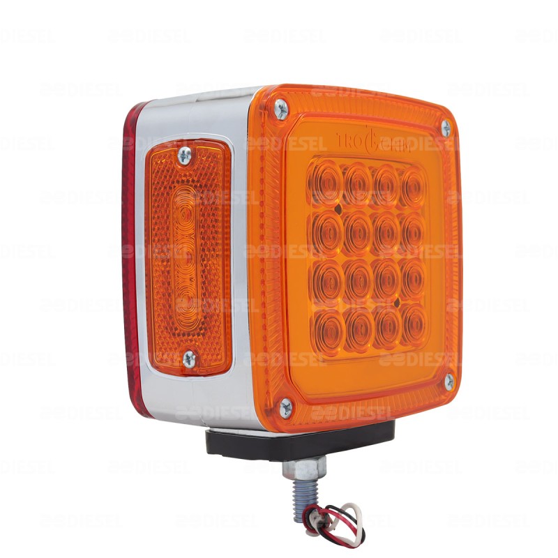 PLAFÓN 12/24V 35 LED DIRECCIONAL DERECHO 1 TORNILLO FIJA/ESTROBO