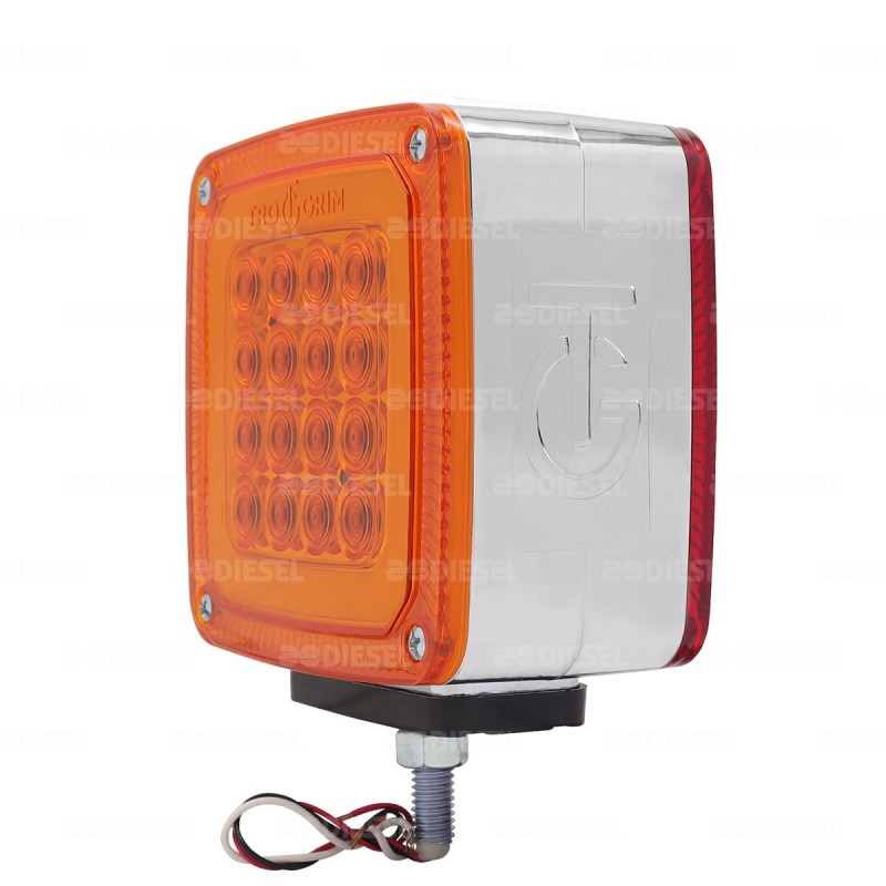 PLAFÓN 12/24V 35 LED DIRECCIONAL DERECHO 1 TORNILLO FIJA/ESTROBO