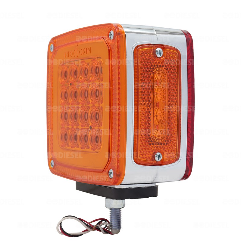 PLAFÓN 12/24V 35 LED DIRECCIONAL IZQUIERDO 1 TORNILLO FIJA/ESTROBO