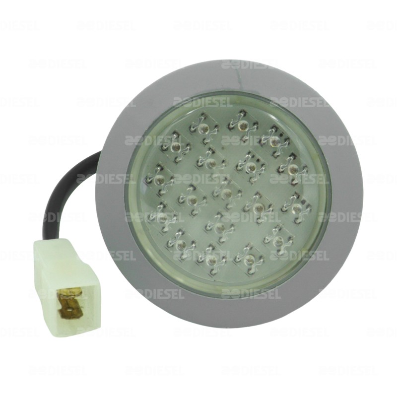 LÁMPARA 24V 18LED 55mm AZUL LUZ INTERIOR