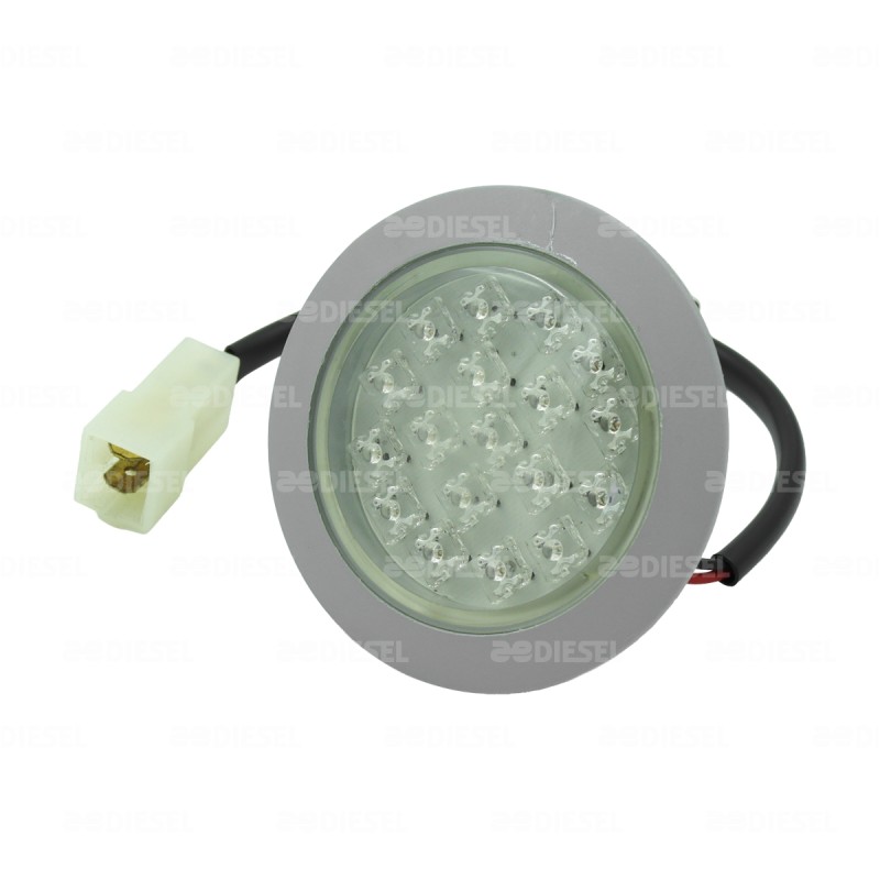 LÁMPARA 24V 18LED 55mm AZUL LUZ INTERIOR