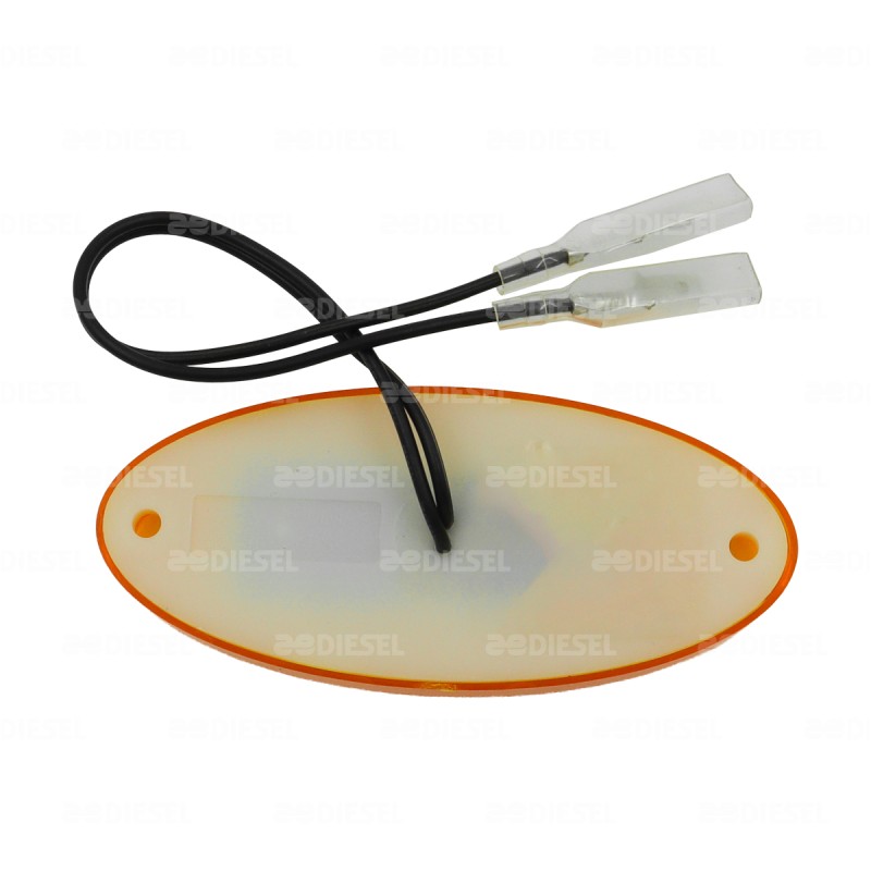 PLAFÓN 24V 1 LED ÁMBAR NAVE